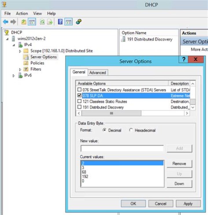 Setting Options 66 and 67 for ISC DHCP Server