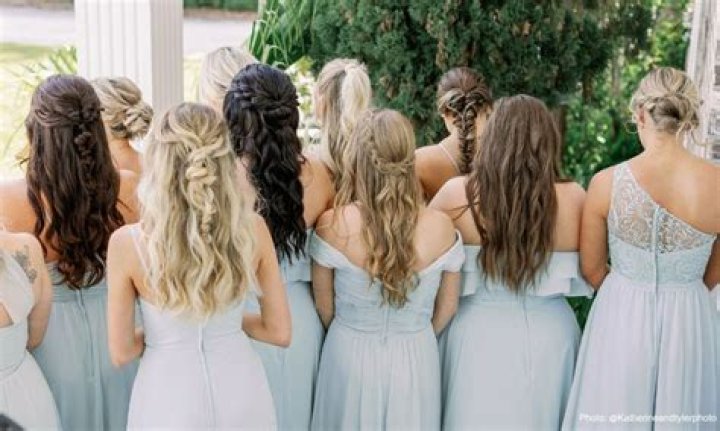 Should bridesmaids wear the same hairstyle?