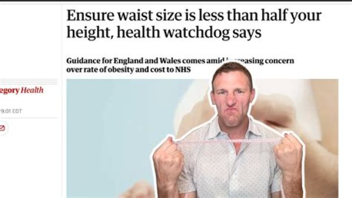 Should your waist be half your height?