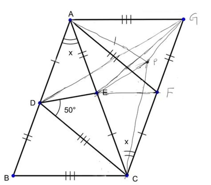 Solve for the angle x?