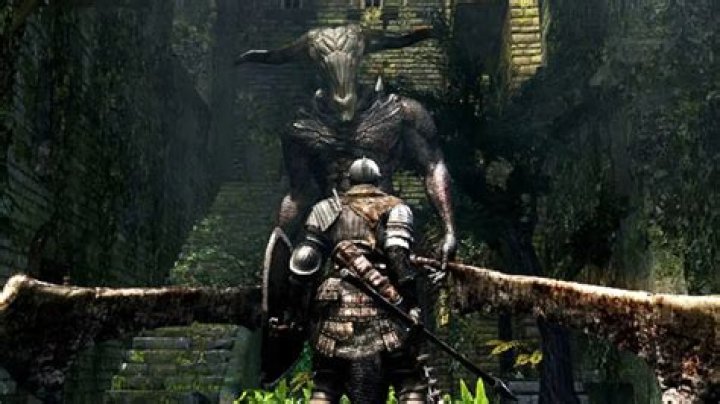 Surviving as a Spellcaster vs. Capra Demon in Dark Souls