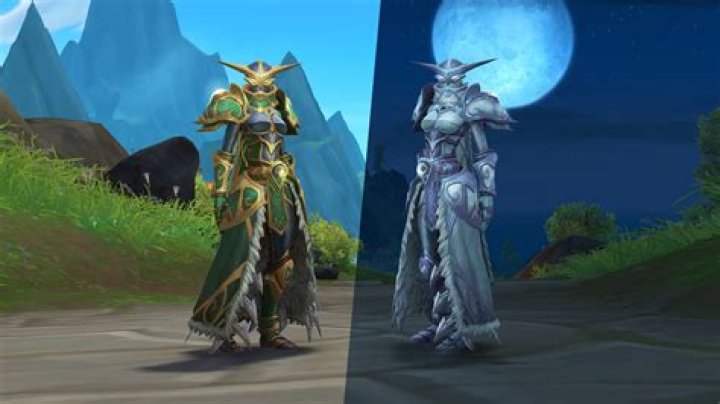 Transmog set in WoW that looks like a white space suit