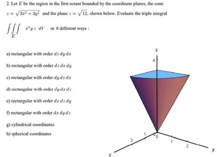 Triple Integral with bounds in first octant