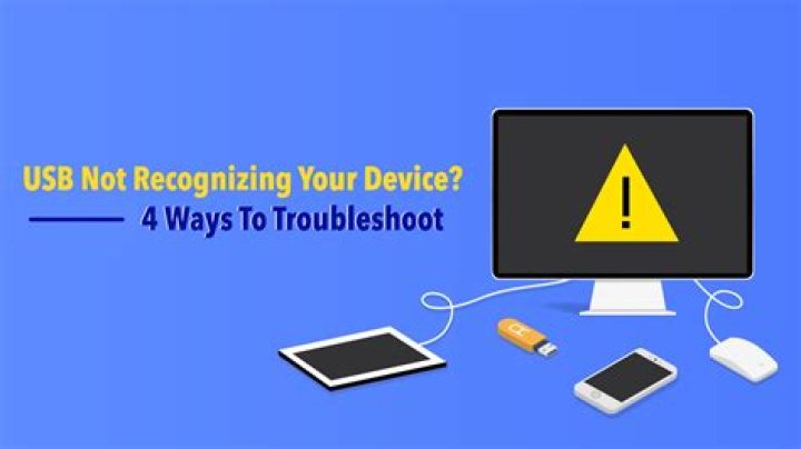 USB ports on external monitor are not recognized