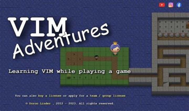 Vim-Adventures in level 7