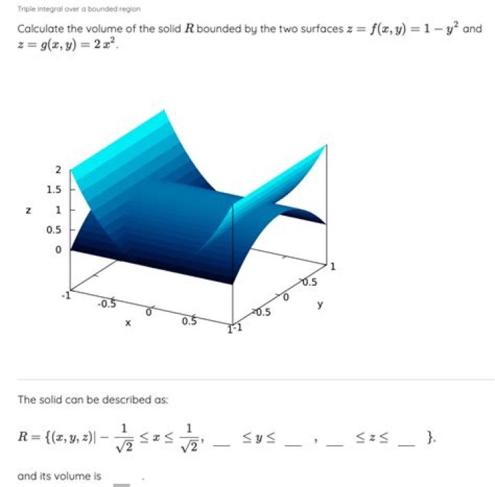 Volume of the region bounded by $z=1-x-y$