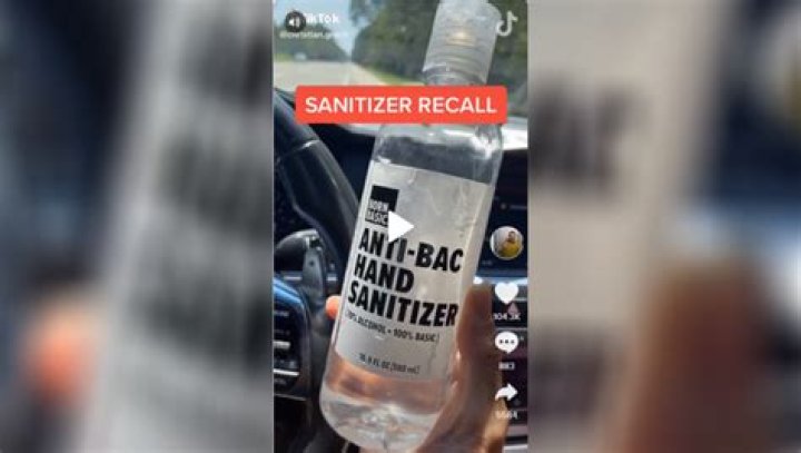 Was bahama bo's hand sanitizer recalled?