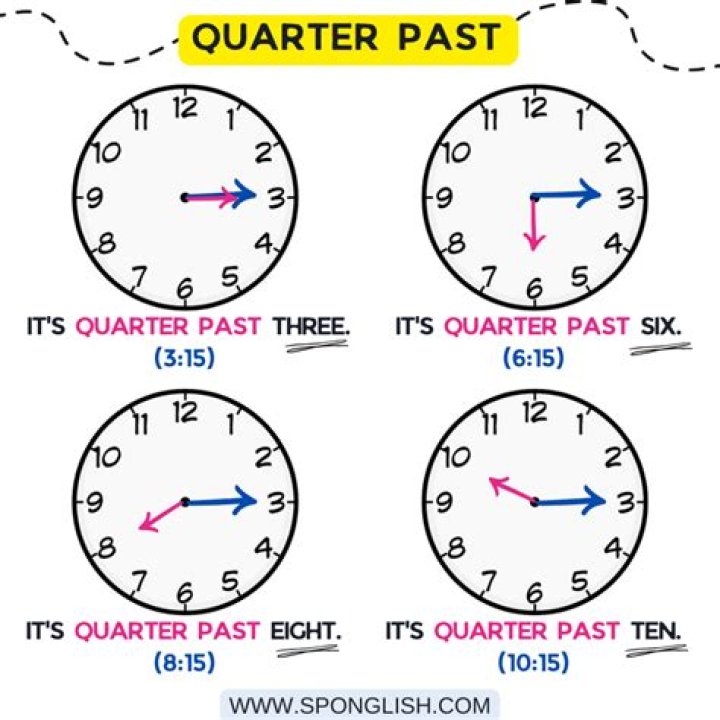 Was quarter past nine?