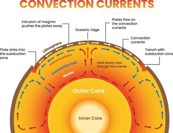 Were are convection currents found?