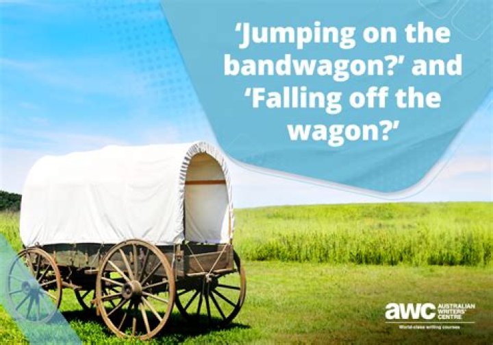 Were jumping on the bandwagon?