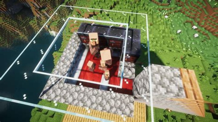 What's the minimum distance between two iron golem farms?