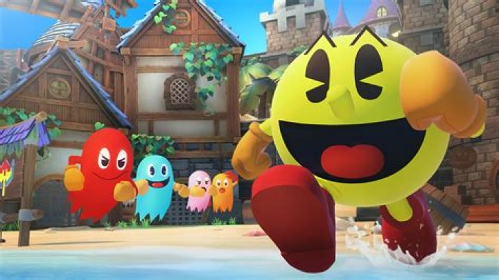 What's the Pac-Man-like video game seen in the movie "Joysticks"?