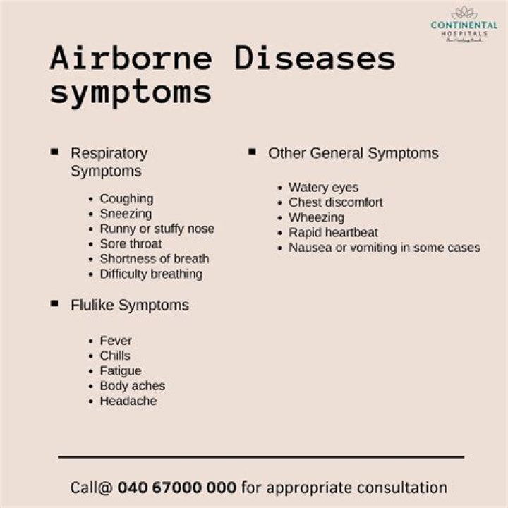 What are some examples of airborne diseases?