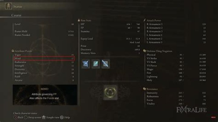 What attributes should a samurai build focus on in Elden Ring?