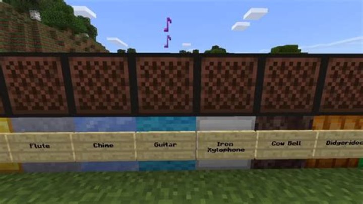 What blocks make note blocks sound different?