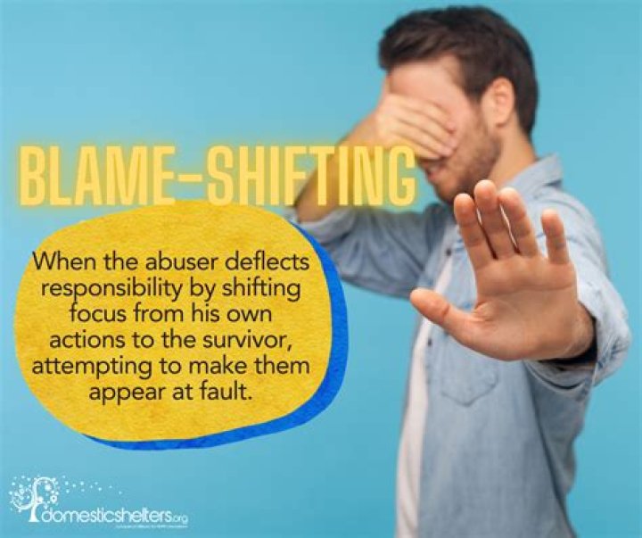 What do blame shifting mean?