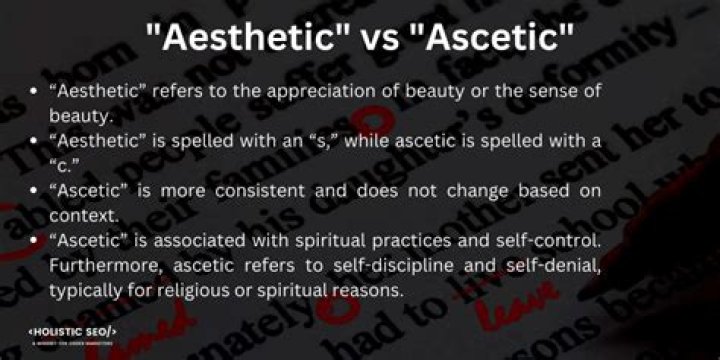 What does aesthetic mean?