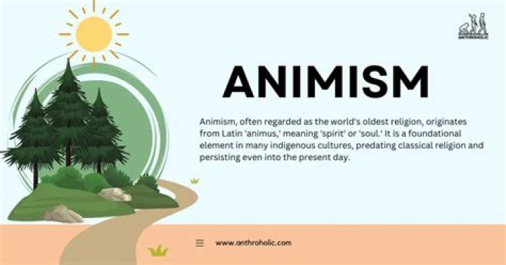 What does animism mean?