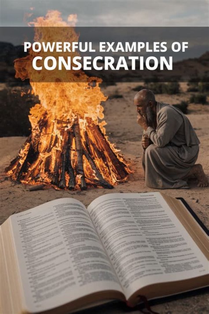 What does consecration mean in the bible?