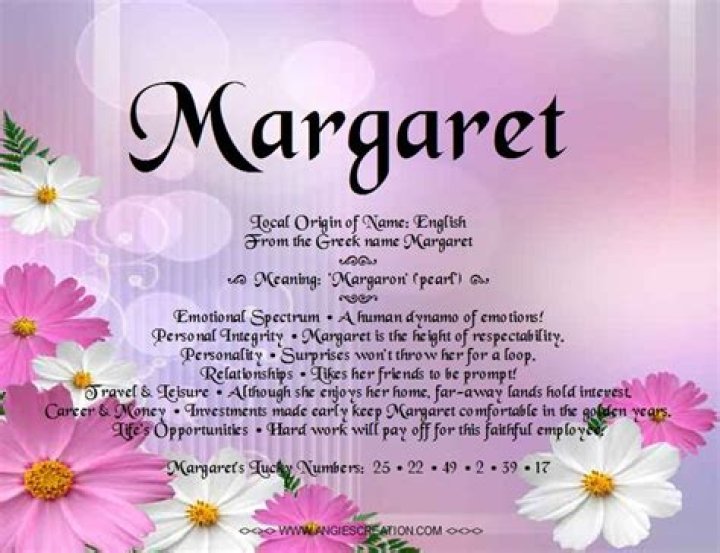What does margaret mean?