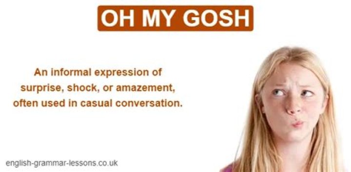 What does oh gee mean?