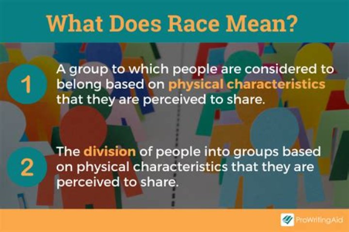 What does race mean?