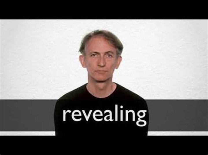 What does revealingly meaning?