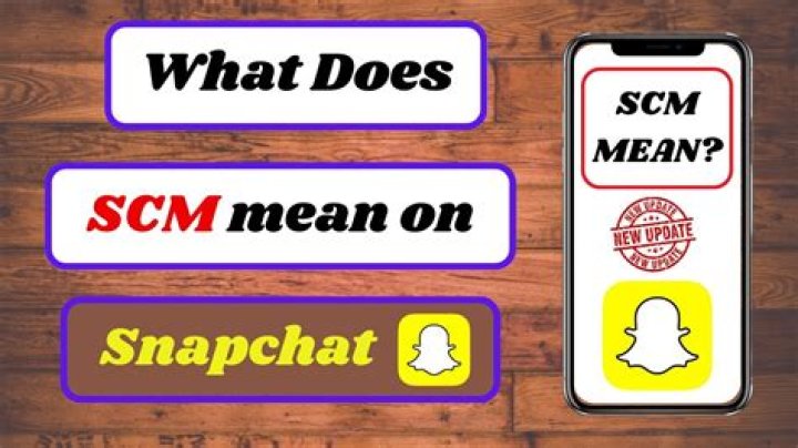 What does scm mean?