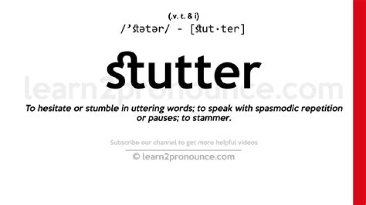 What does slutter mean?