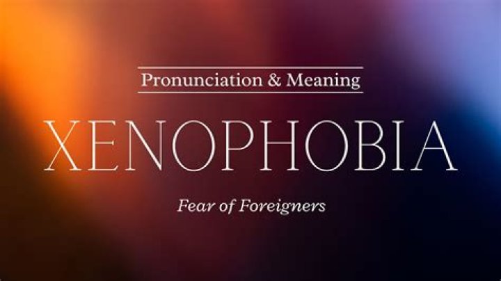 What does xenophobic attack mean?