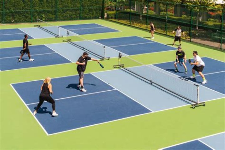 What is a half volley in pickleball?