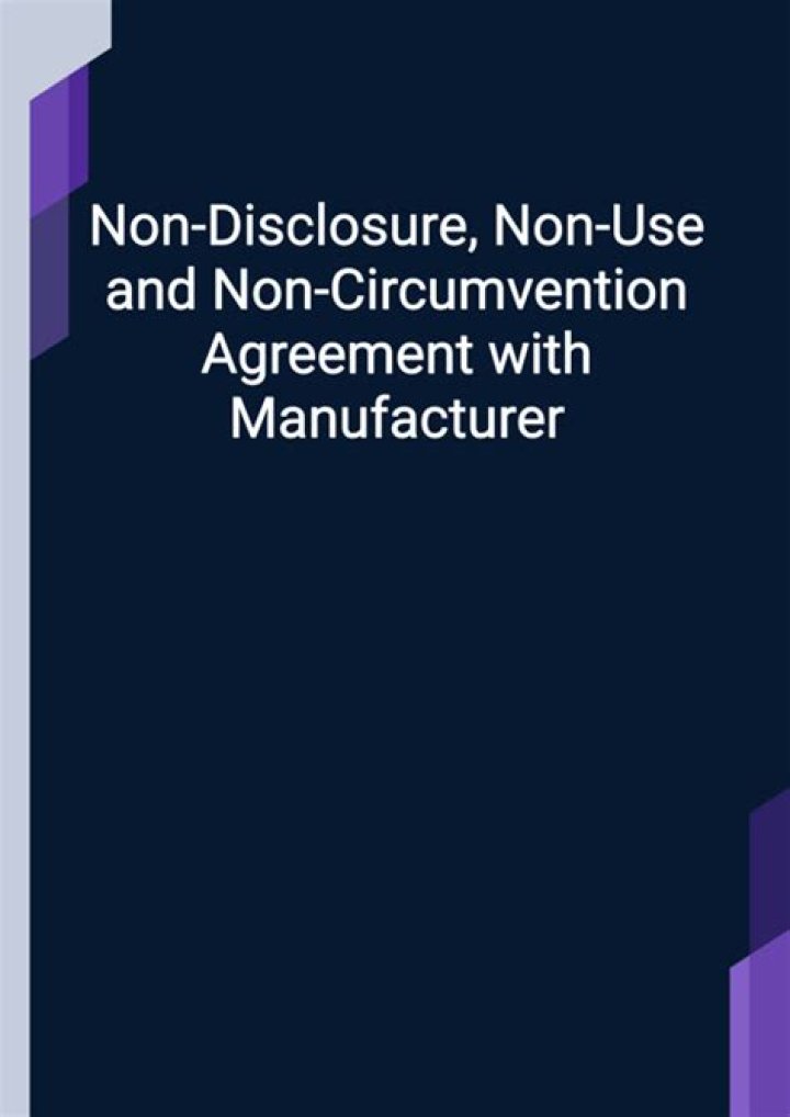 What is a non circumvention non disclosure agreement?