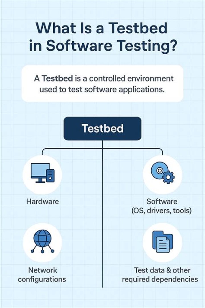What is a testbed in software testing?