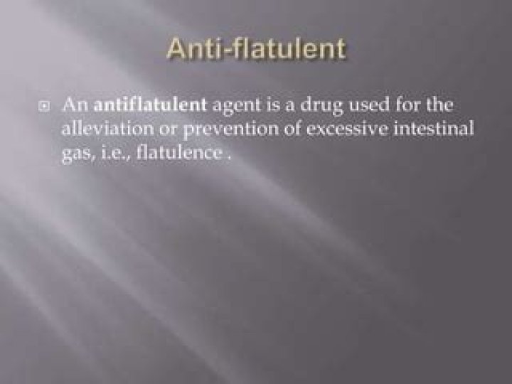 What is antiflatulent used for?
