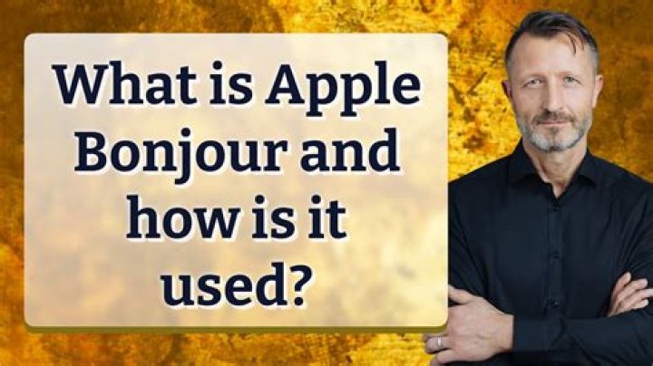 What is apple bonjour?