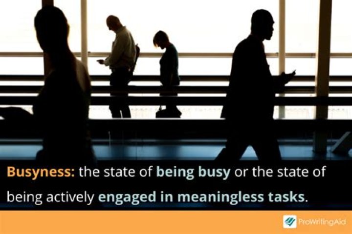 What is busyness definition?