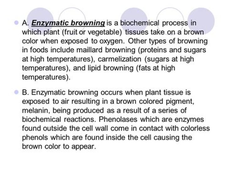 What is enzymic browning bbc bitesize?