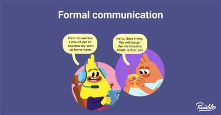 What is formal communication?