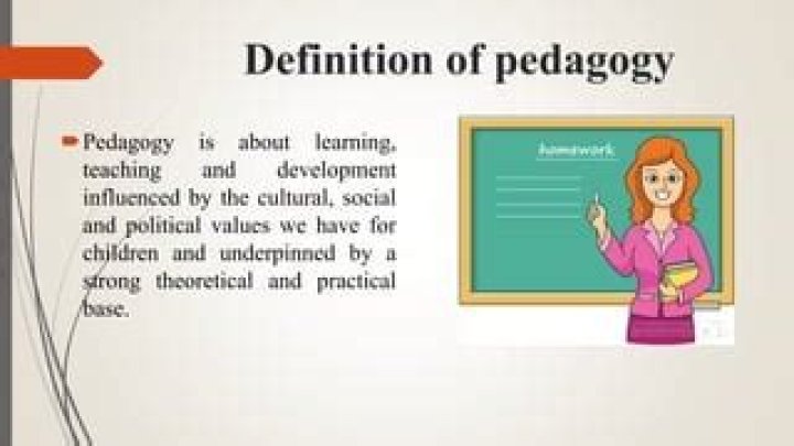 What is pedagogy definition?