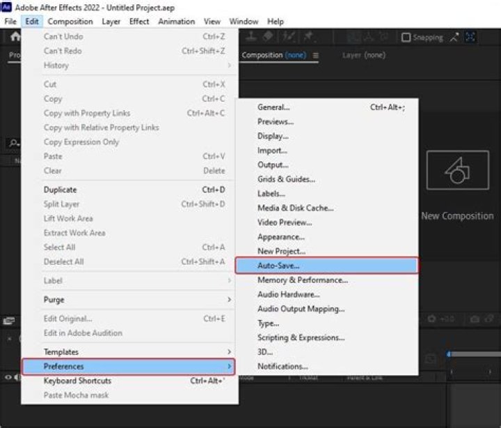 What is precomposition in after effects?
