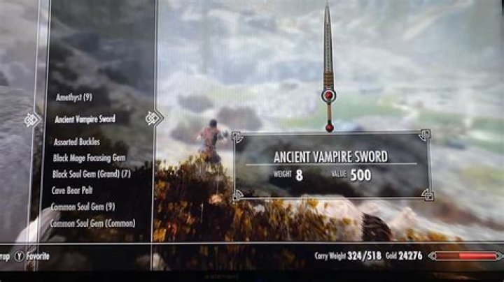 What is the Ancient Vampire Sword for in Skyrim?