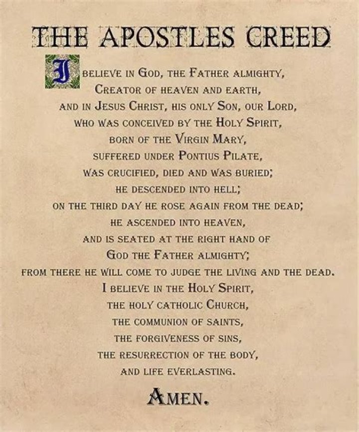 What is the apostles creed catholic?