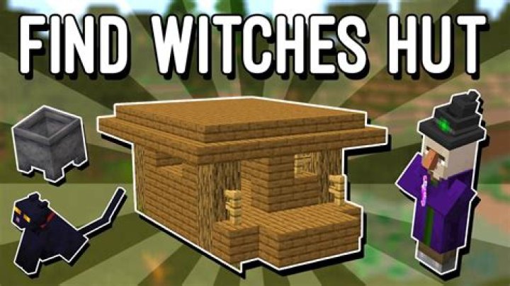 What is the frequency of witch huts in Minecraft?