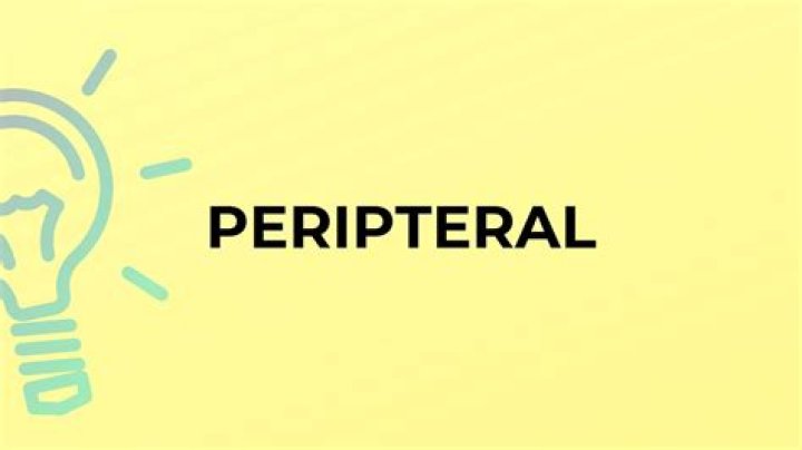 What is the meaning of peripteral?