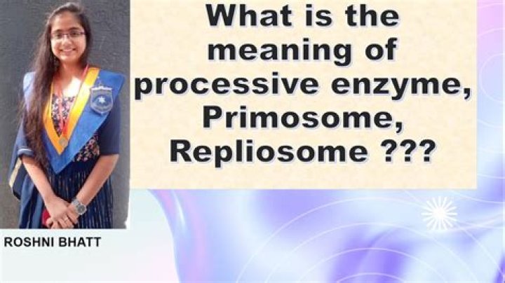 What is the meaning of processive?