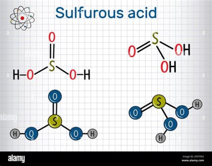 What is the name given to the salt of sulphurous acid?