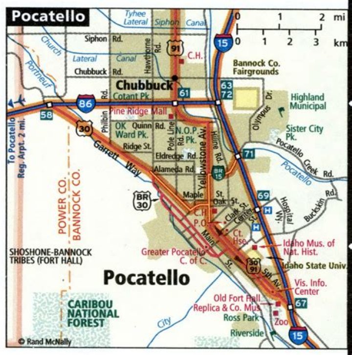 What is the population of pocatello idaho?