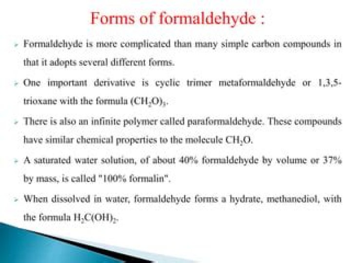 What is the structure of metaformaldehyde?