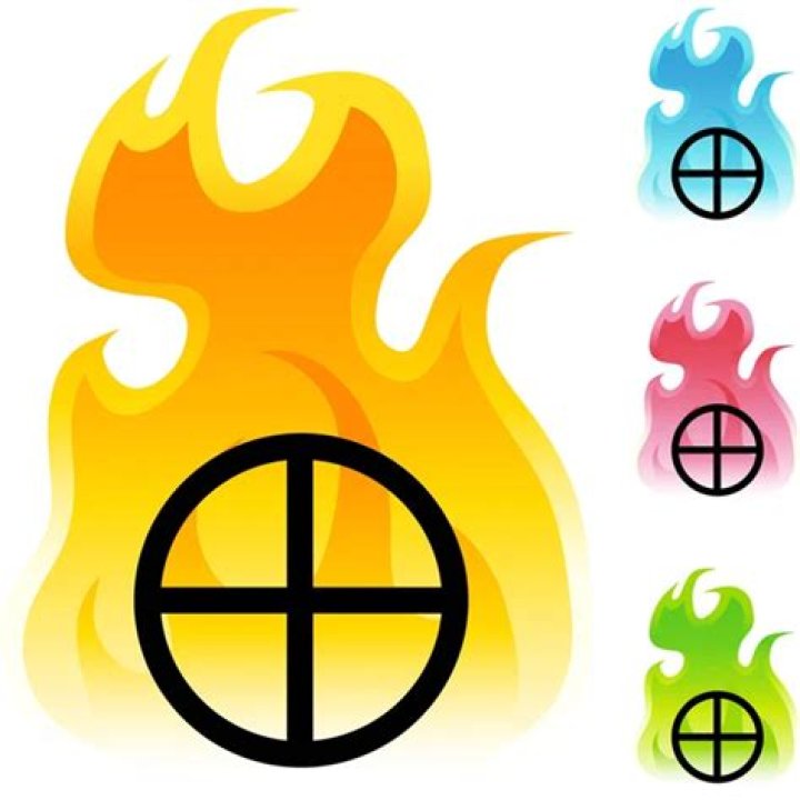 What is this half-filled explosion-like icon next to the origin symbol?