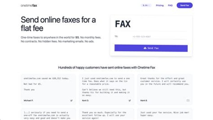 What stores send faxes?